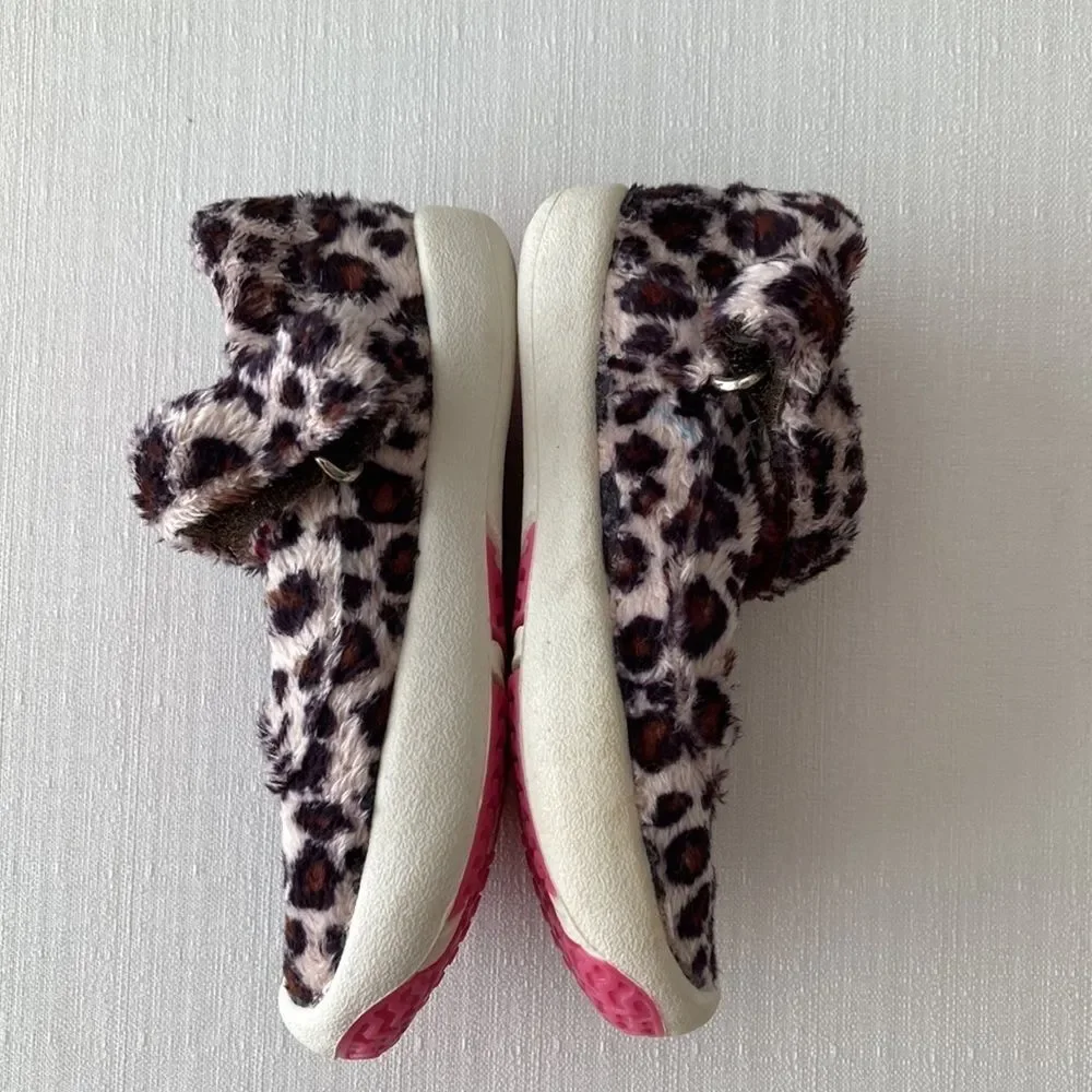 Morgan & Milo Girl's Leopard Mary Jane's in‎ Brown Tan Black Size 4.5